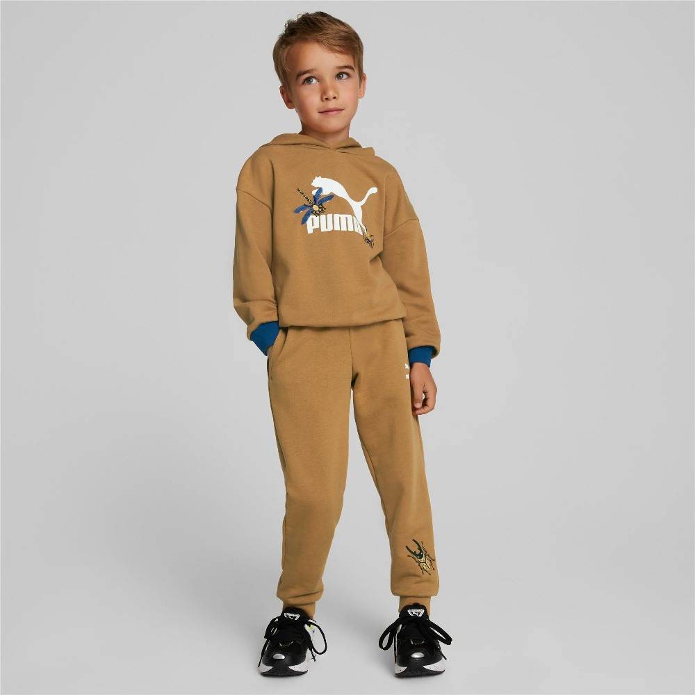 PUMA LITTLE BOYS SMALL WORLD PRIME HOODIE