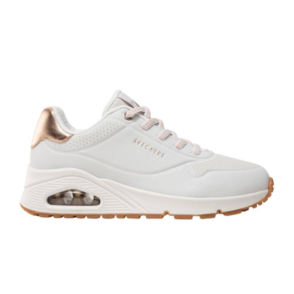 SKECHERS WOMENS SHIMMER AWAY SNEAKERS