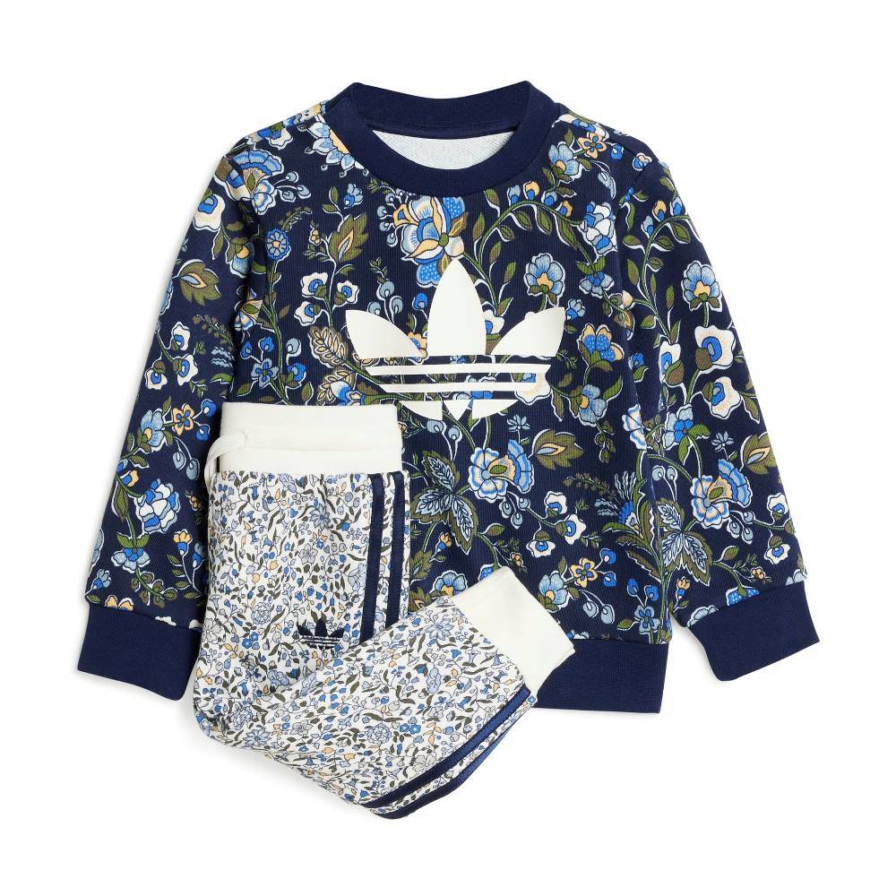 ADIDAS ORIGINALS INFANT X LIBERTY LONDON CREW SET