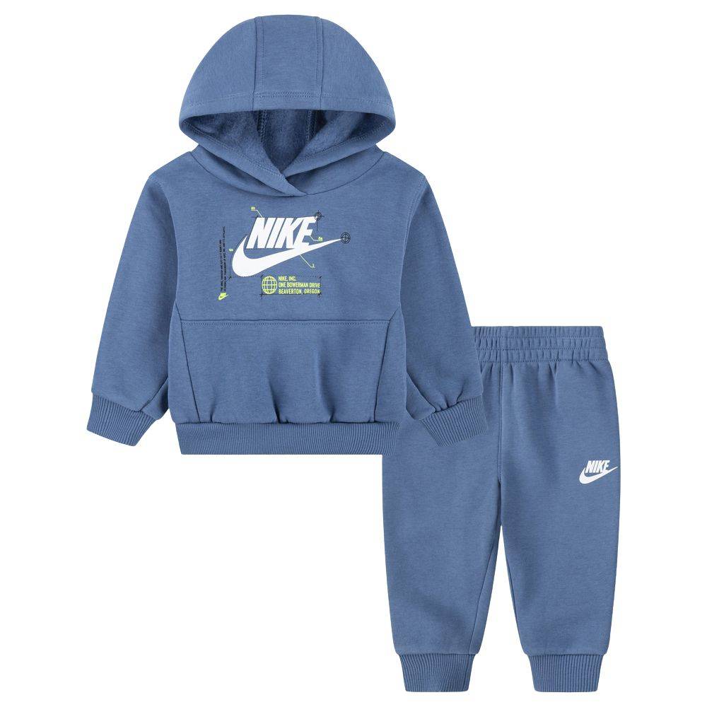 NIKE SPORTSWEAR INFANT BOYS HYBRID FUTURA PULLOVER PANT SEY