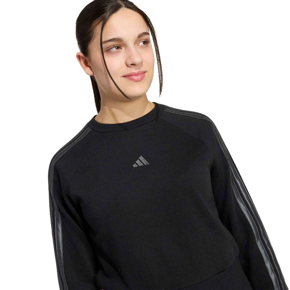 ADIDAS GIRLS SATIN SWEATSHIRT