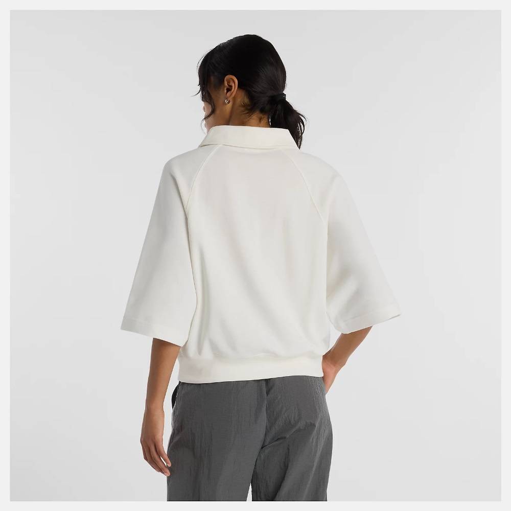 NEW BALANCE COASTAL FLEECE OVERSIZED POLO