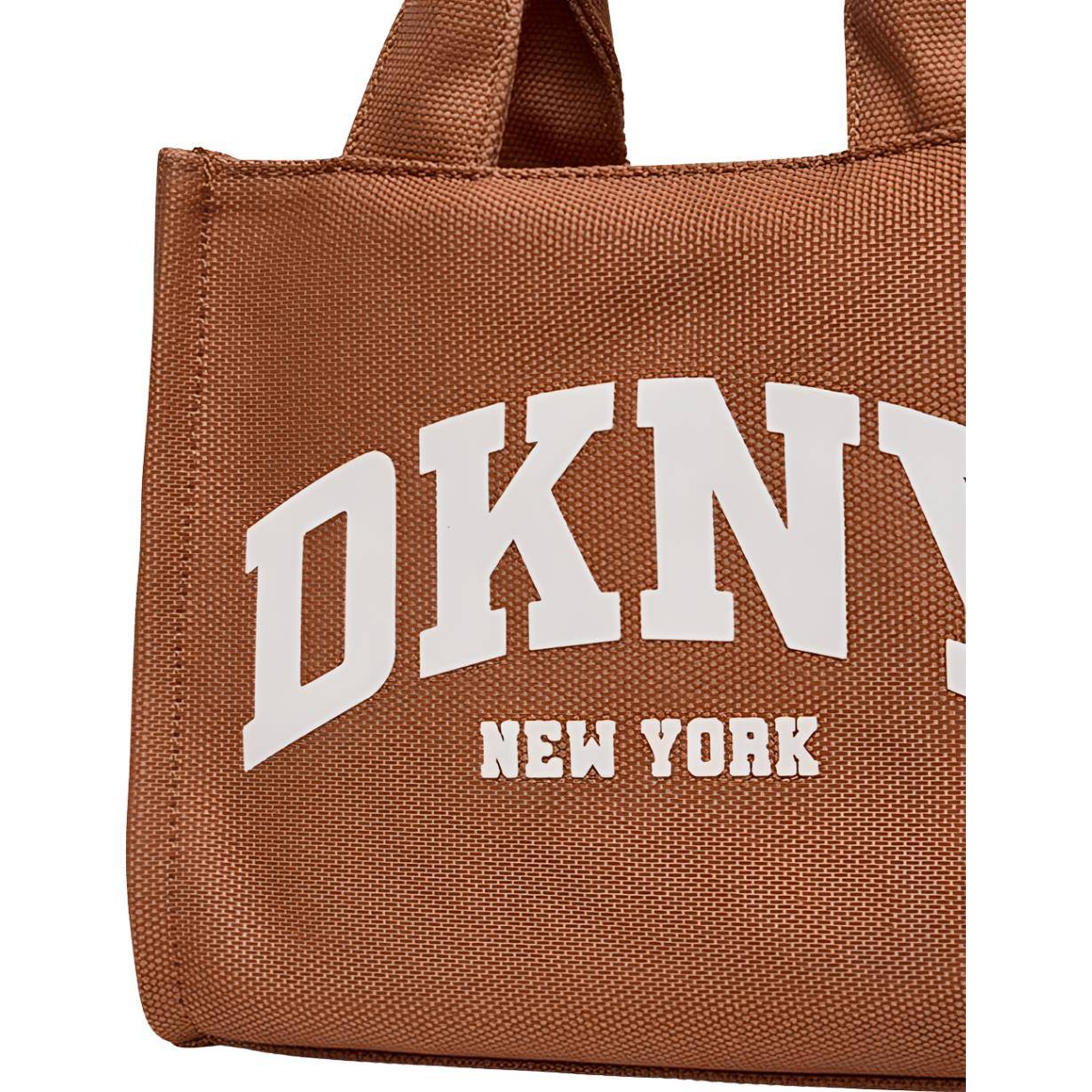 DKNY HADLEE SMALL CANVAS LOGO TOTE