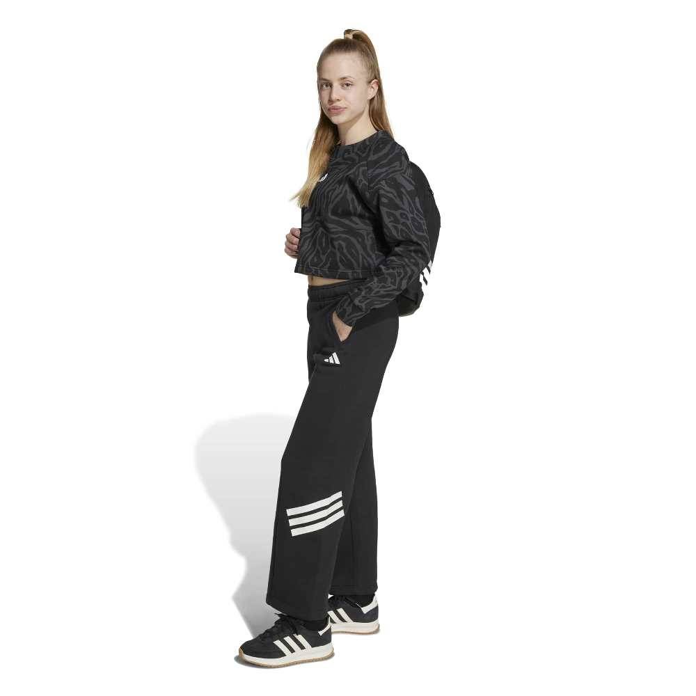 ADIDAS GIRLS FUTURE ICONS WIDE LEG OPEN HEM PANT