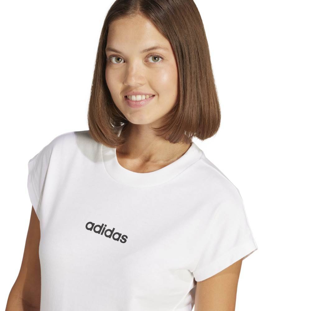 ADIDAS ESSENTIALS LINEAR COTTON T-SHIRT