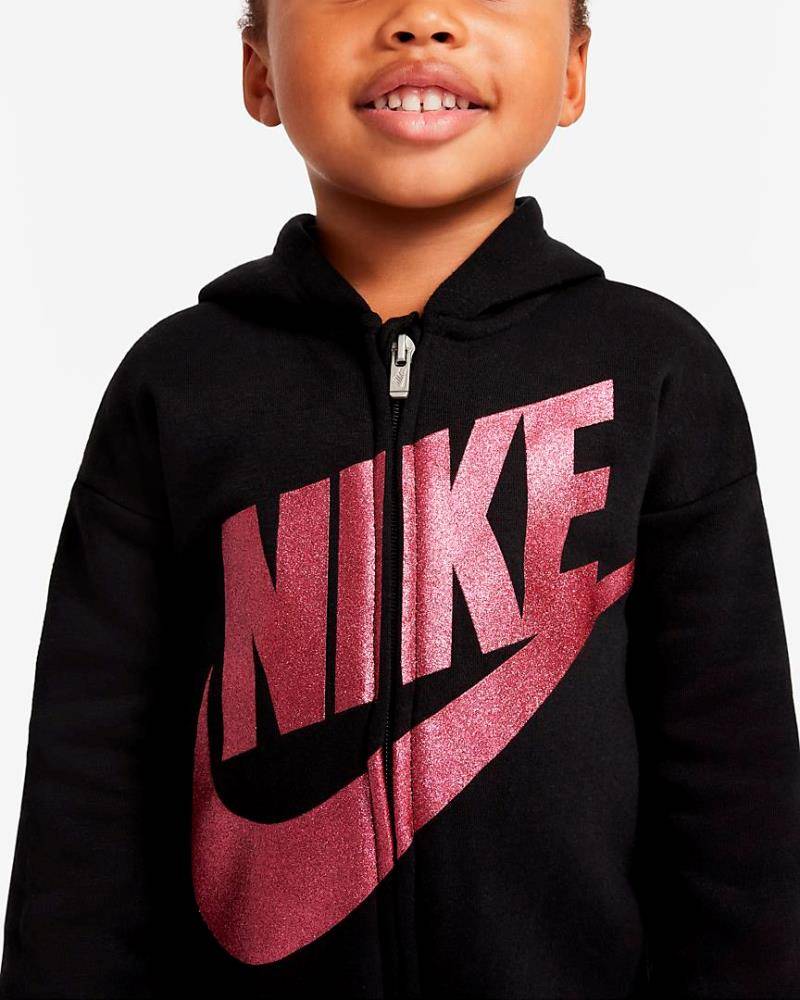 NIKE INFANT GIRLS FUTURA FULL-ZIP HOODED COVERALL