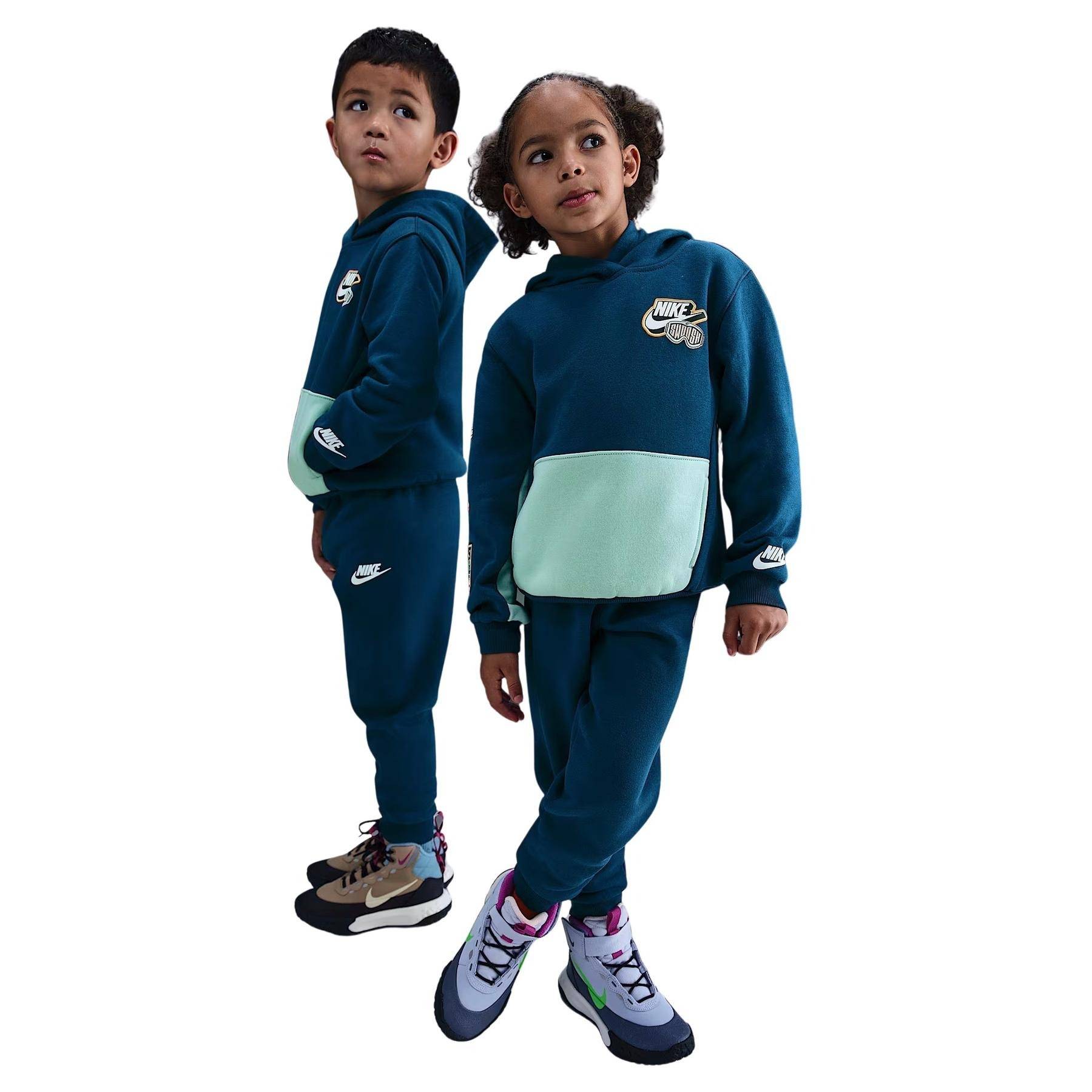 NIKE LITTLE KIDS PO JOGGER FLEECE SET