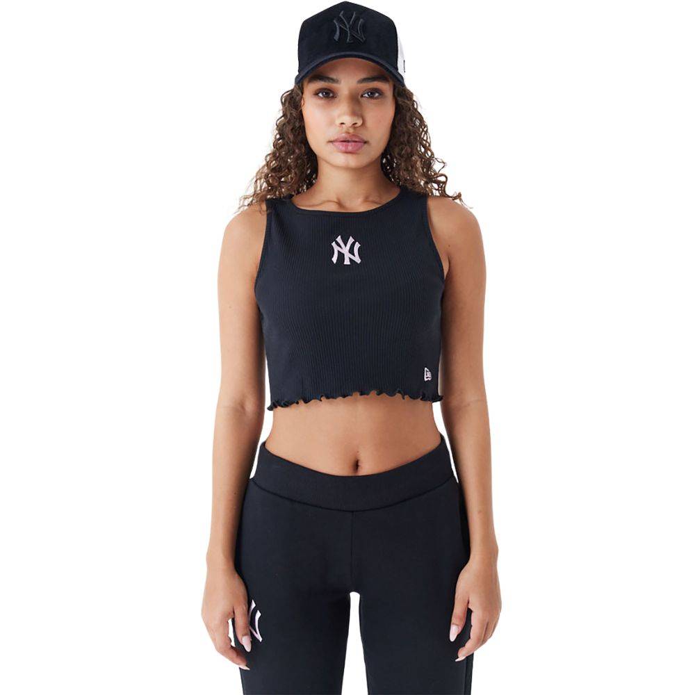 NEW ERA NEW YORK YANKEES MLB LIFESTYLE WOMENS CROP TANK TOP