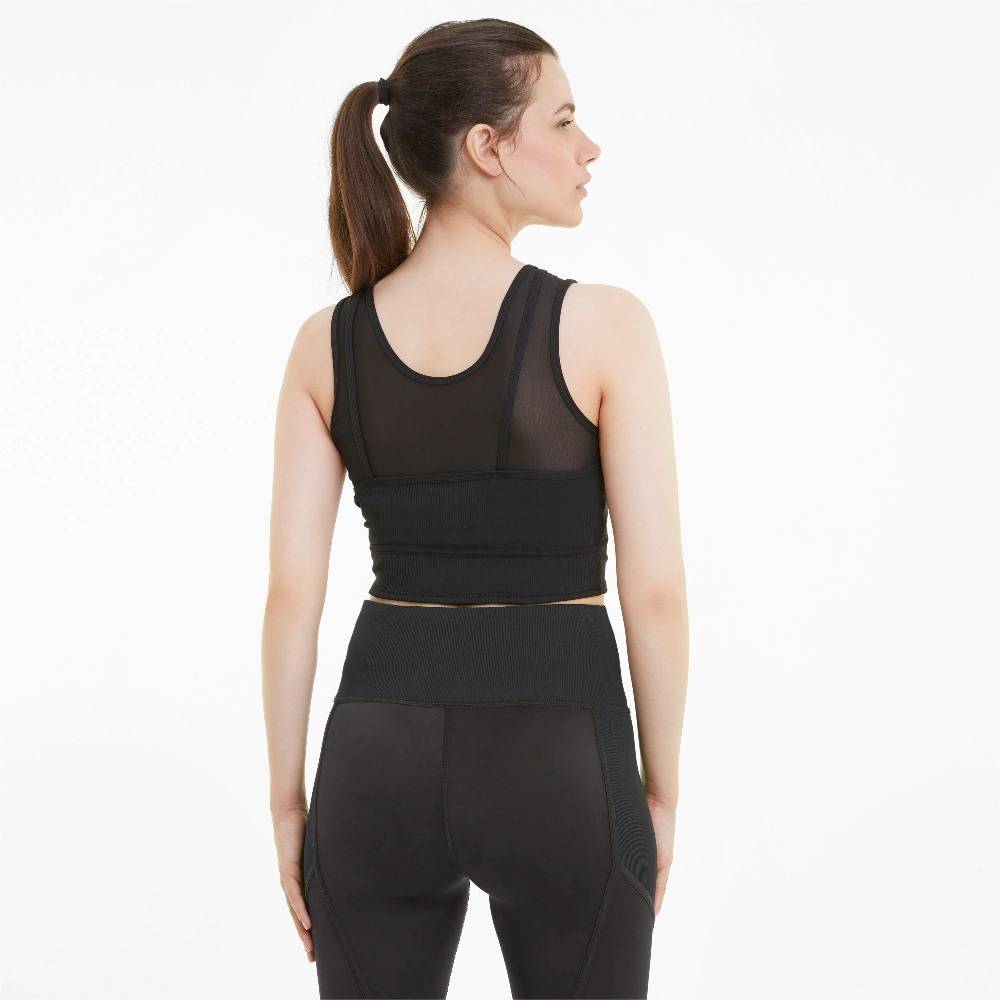 PUMA STUDIO LAYERED CROP TOP