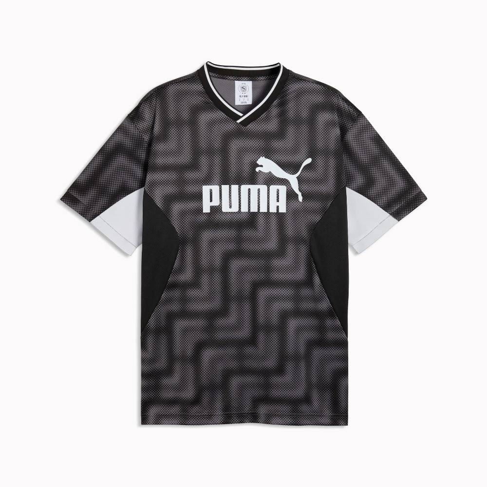 PUMA ESS BLOCK RELAXED FOOTBALL JERSEY