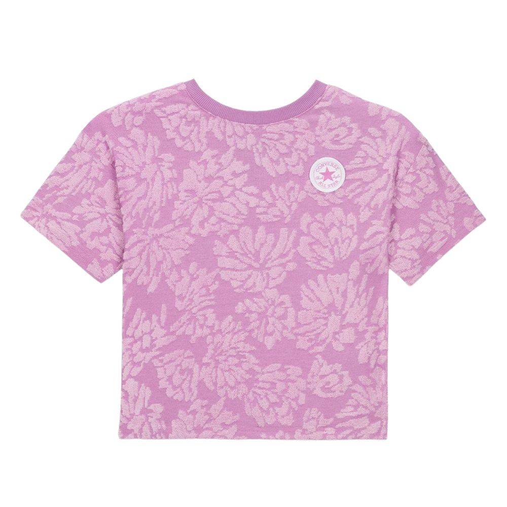 CONVERSE BIG KIDS CNVG FLORAL JACQUARD DOLMAN TE