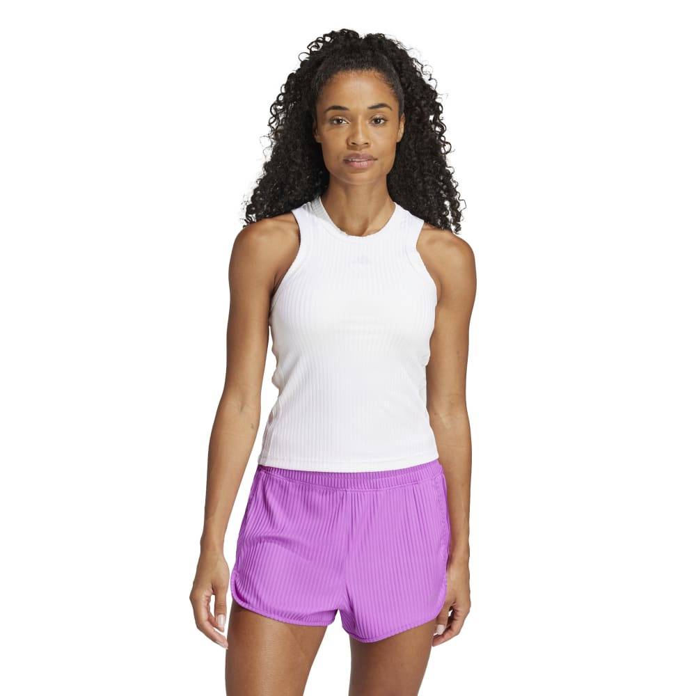 ADIDAS ALL GYM SEASONAL RIB TIGHTS FIT TONAL 3-STRIPES TANK