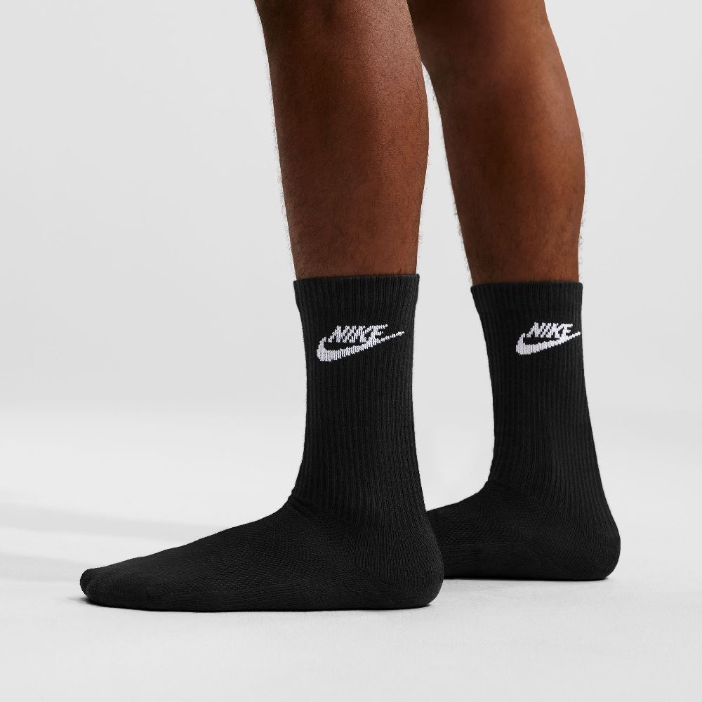 NIKE EVERYDAY ELEVATED CREW SOCKS FUTURA (3-PAIRS)