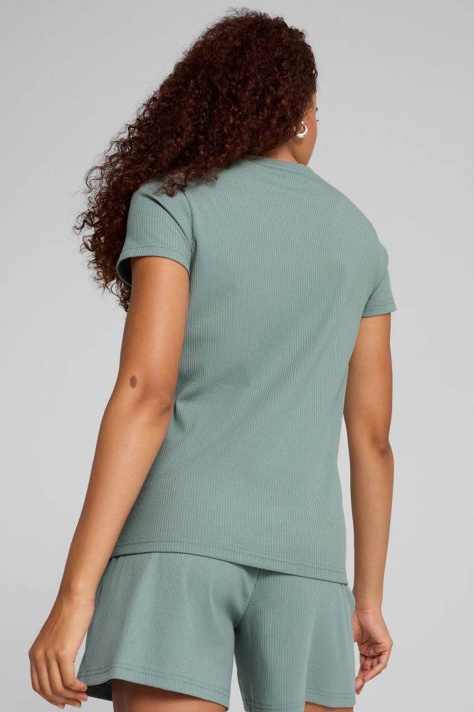 PUMA ESS ELEVATED RIB TEE