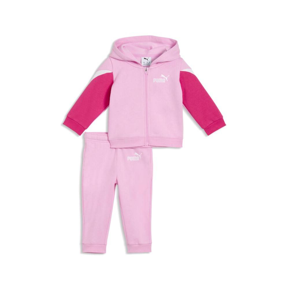 PUMA MINICATS ESS BLOCK HOODED FZ SET FL INF