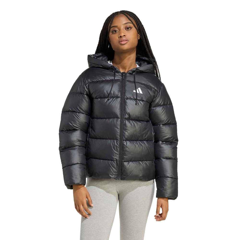 ADIDAS ESSENTIALS CLIMAWARM SYNTHETIC DOWN PUFFER HOODED JACKETS