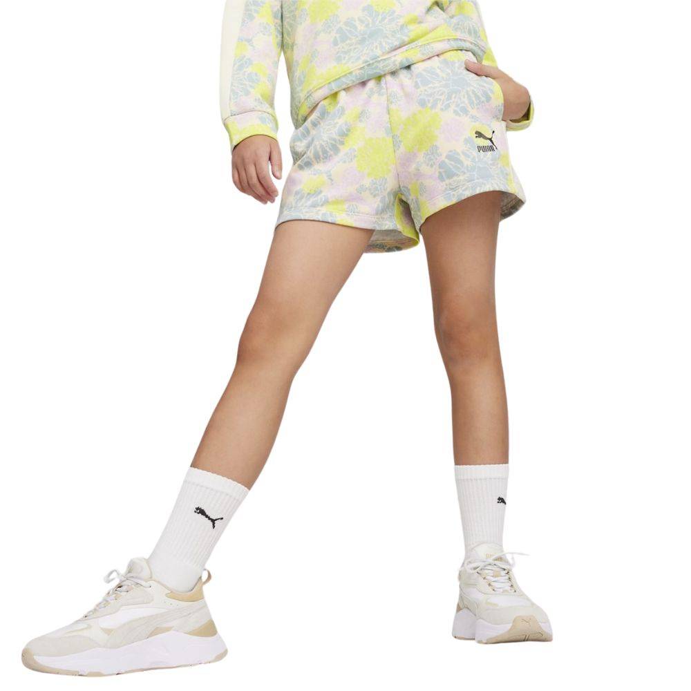 PUMA T7 SNFLR AOP SHORTS TR G