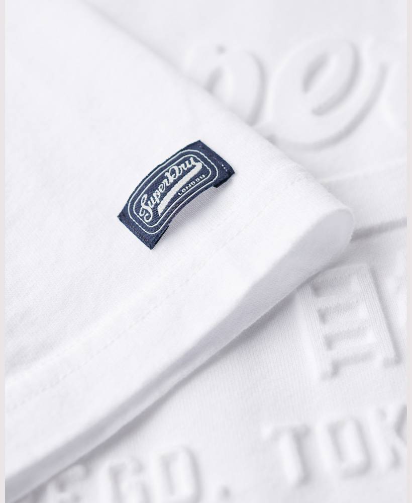 SUPERDRY EMBOSSED VINTAGE LOGO T SHIRT