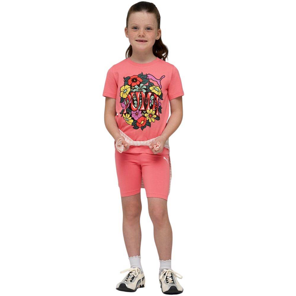 PUMA MID90S GRAPHIC TEE AND SHORT LEGGINGS SET PS