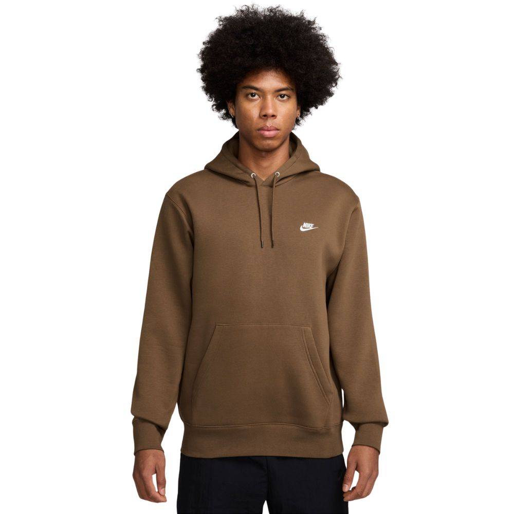 NIKE CLUB BRUSHED FLEECE PULLOVER HOODIE