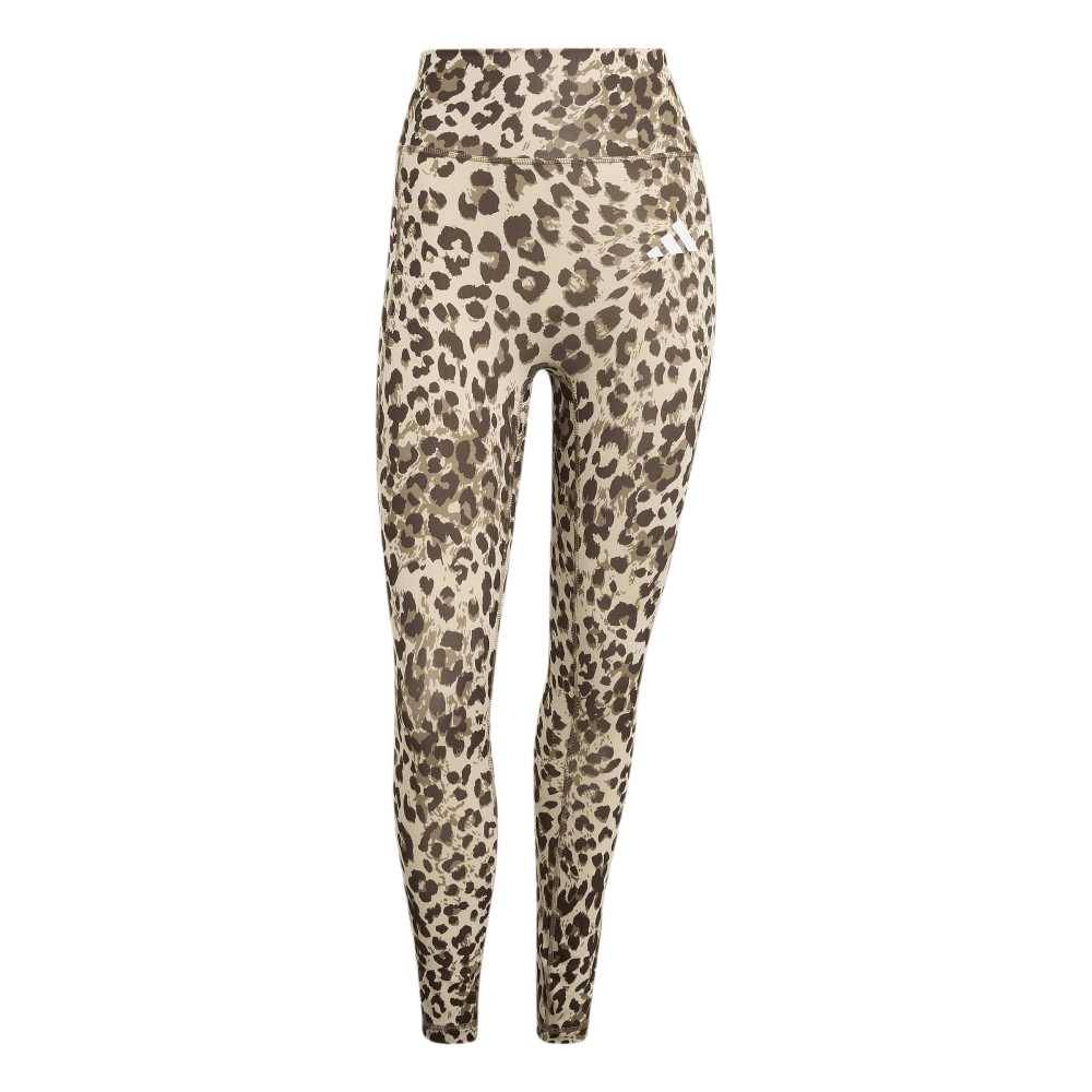 ADIDAS OPTIME ESSENTIALS 3-STRIPES LEOPARD 7/8 LEGGINGS