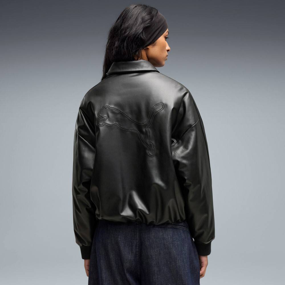 PUMA FUTURE.PUMA.ARCHIVE PLEATHER JACKET W