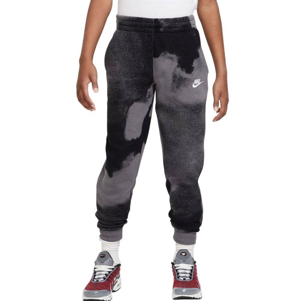 NIKE KIDS CLUB FLEECE WASH PRINTED JOGGER