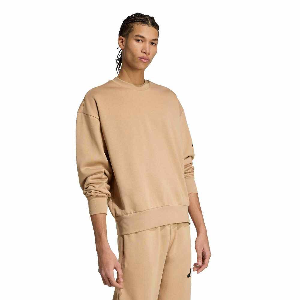 ADIDAS M ESSENTIALS LOSE FIT THREE BAR SWEATSHIRT