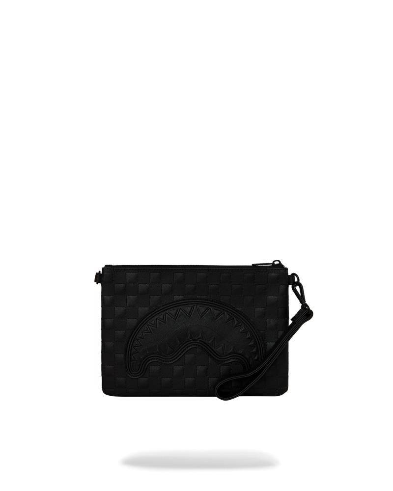 SPRAYGROUND RAISED CHECK CROSSOVER CLUTCH