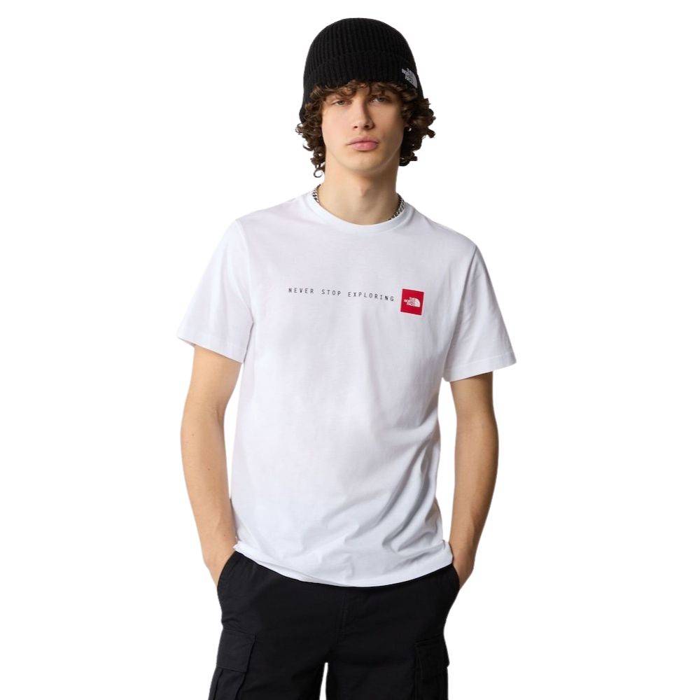 THE NORTH FACE M NEVER STOP EXPLORING REGULAR SHORT SLEEVE TEE GRAPHIC