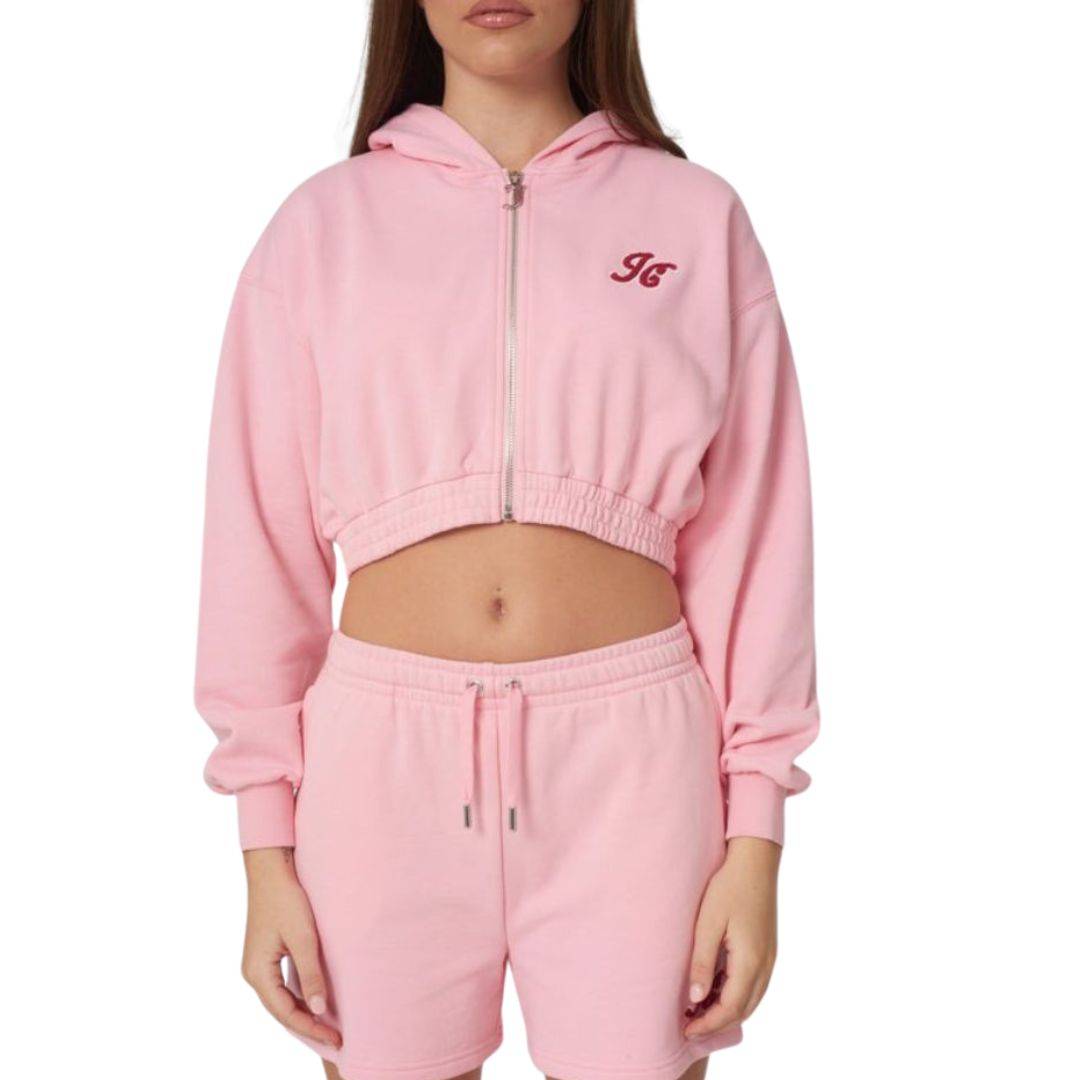 JUICY COUTURE GABRIEL APPLIQUE LOOSE FIT SHORT