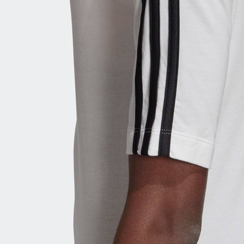 ADIDAS WOMENS OPEN BACK 3-STRIPES TEE