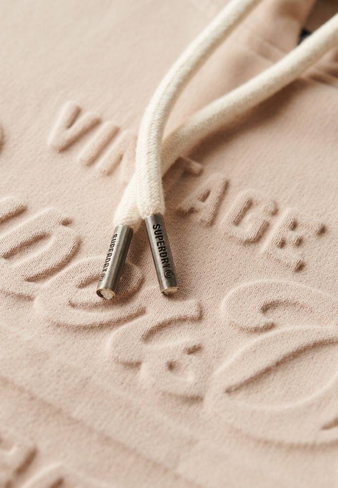 SUPERDRY EMBOSSED VINTAGE LOGO GRAPHIC HOODIE