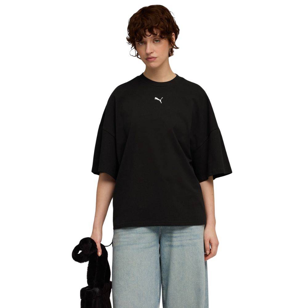 PUMA DARE TO OVERSIZED RUCHED TEE