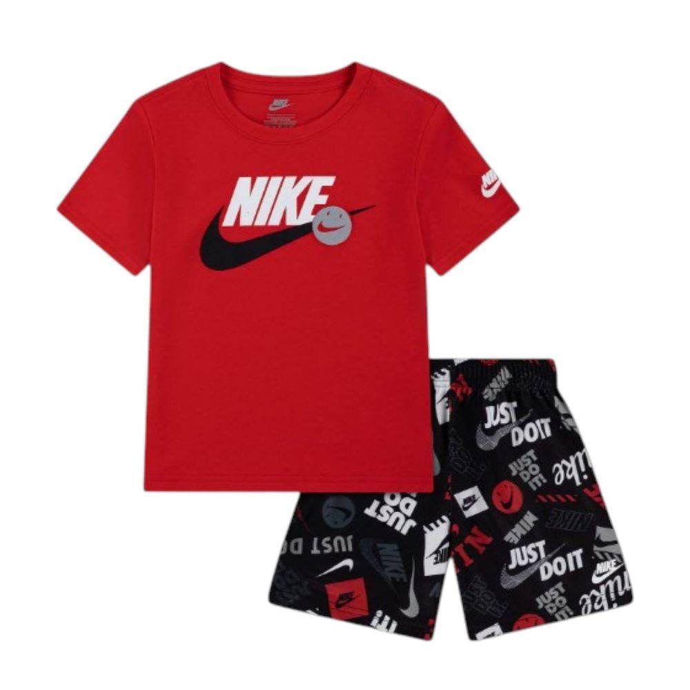 NIKE INFANT BOYS NSW ITZ AOP SHORT SET