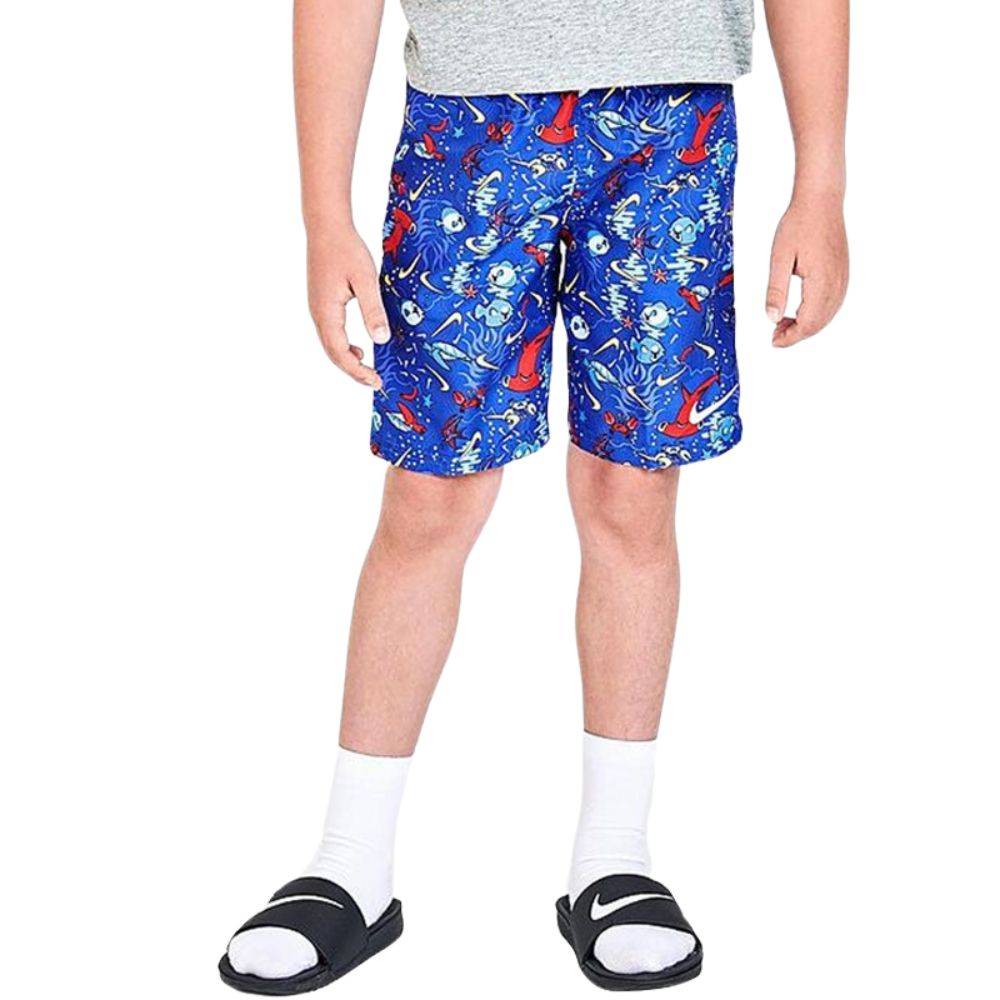 NIKE LITTLE BOYS SEA FRIENDS PRINT SWIMSHORT