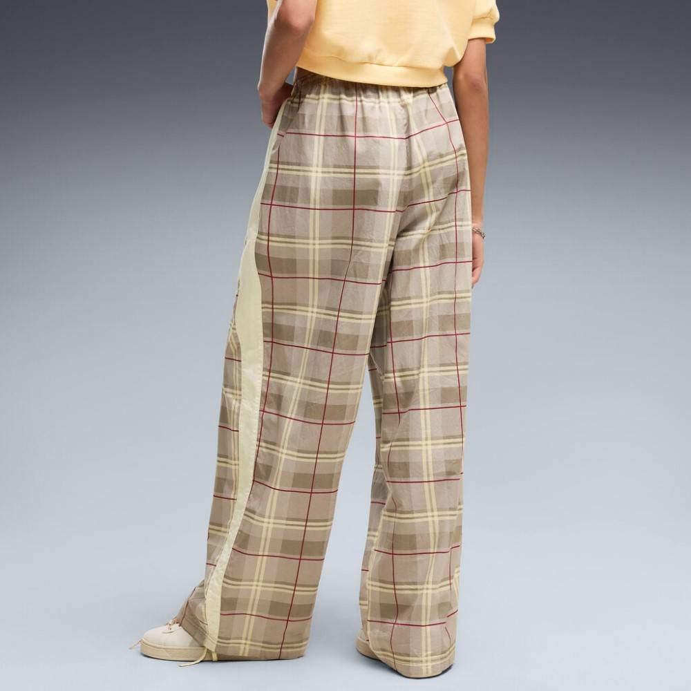 PUMA T7 RELAXED TARTAN WOVEN PANTS OP