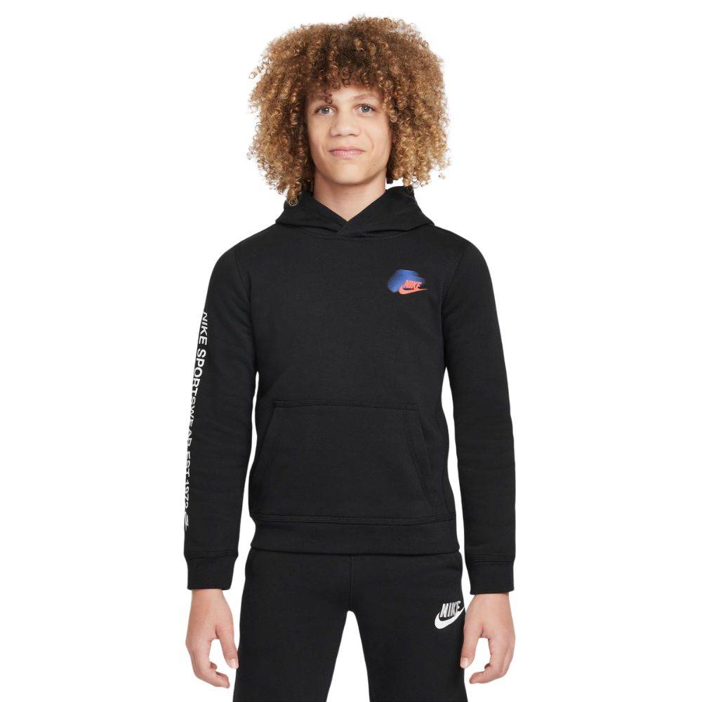 NIKE KIDS STANDARD ISSUE FLEECE PULLOVER HOODIE