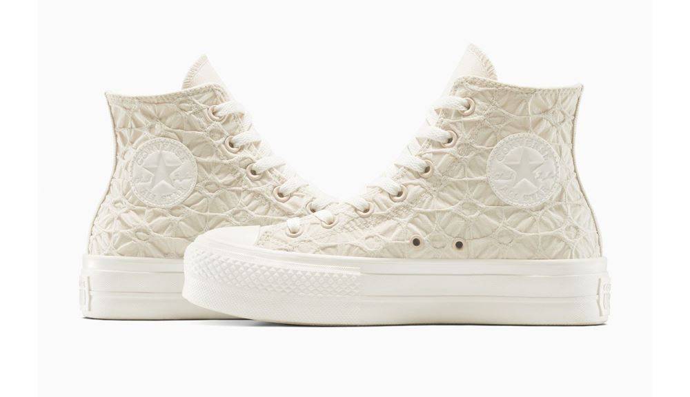 CONVERSE CHUCK TAYLOR ALL STAR LIFT PLATFORM TEXTURED MATERIAL