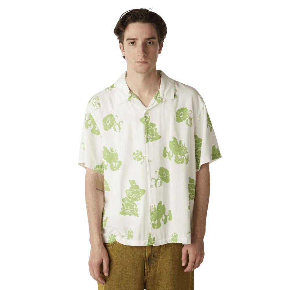 HUF TRIP FLOCKED S/S RESORT SHIRT