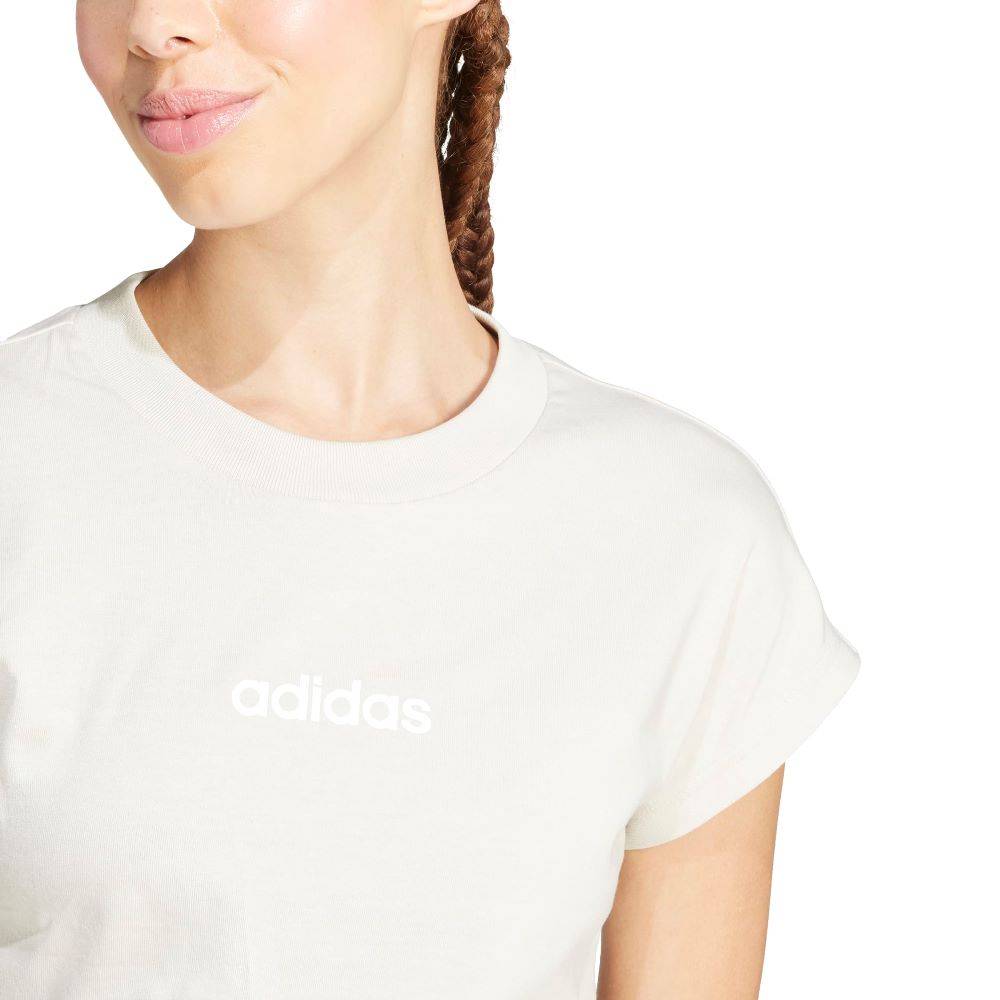 ADIDAS ESSENTIALS LINEAR COTTON T-SHIRT