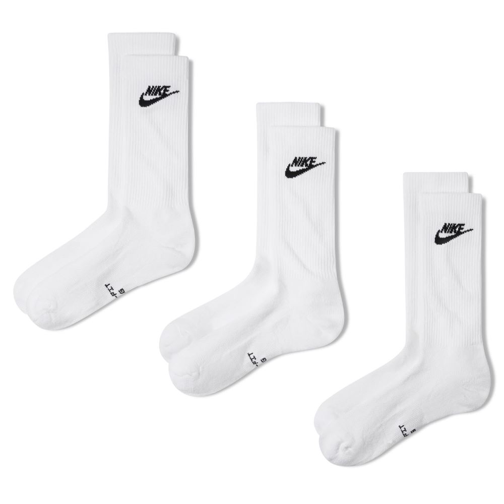NIKE EVERYDAY ELEVATED CREW SOCKS FUTURA (3-PAIRS)