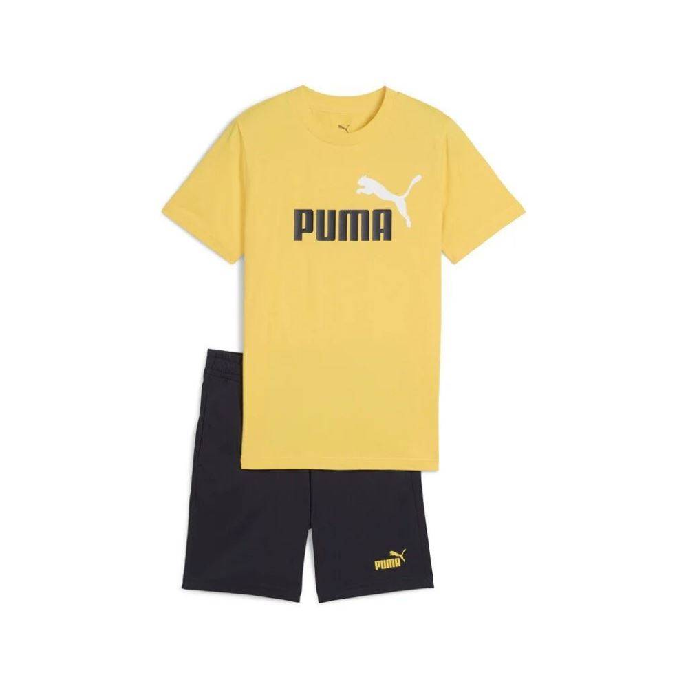 PUMA ESS 2 COLOR NO. 1 LOGO TEE AND SHORTS SET B