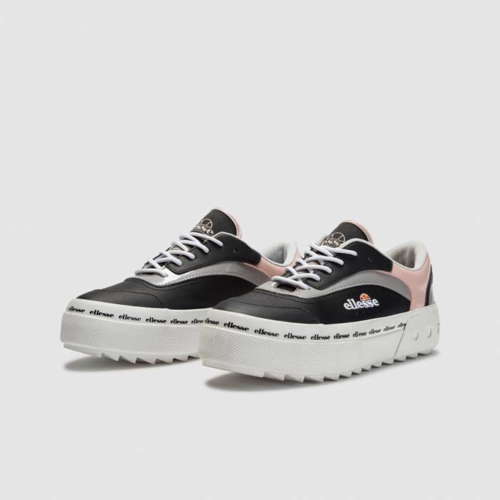 ELLESSE ALZINA LEATHER TRAINERS WOMENS