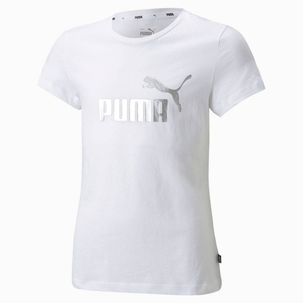PUMA ESSENTIALS GIRLS LOGO TEE JR
