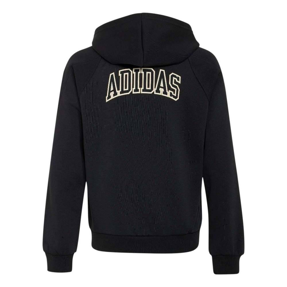 ADIDAS YOUTH SEASONALS COLLEGIATE TYPOGRAPHY FULL ZIP HOODY