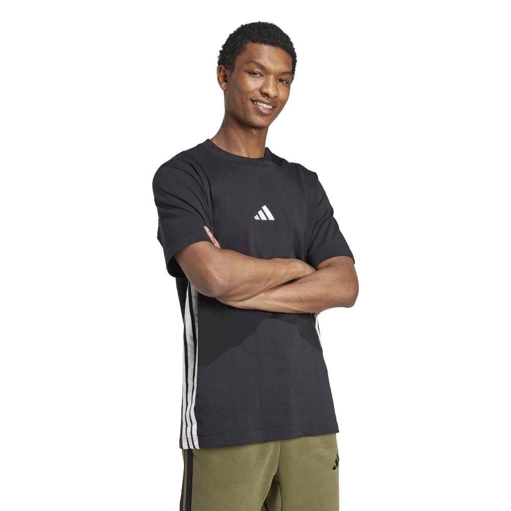ADIDAS M ESSENTIALS THREE STRIPES SINGLE JERSEY TEE
