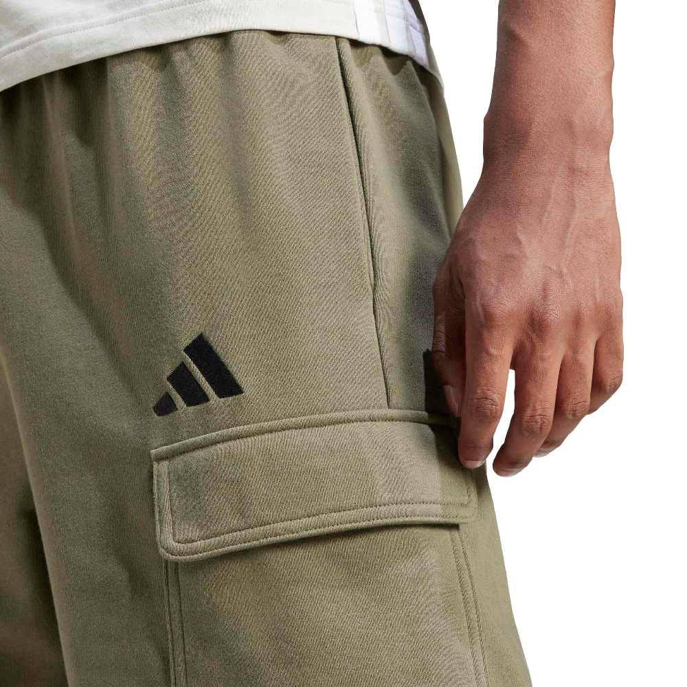 ADIDAS M ESSENTIALS FEELCOZY FRENCH TERRY CARGO SHORTS