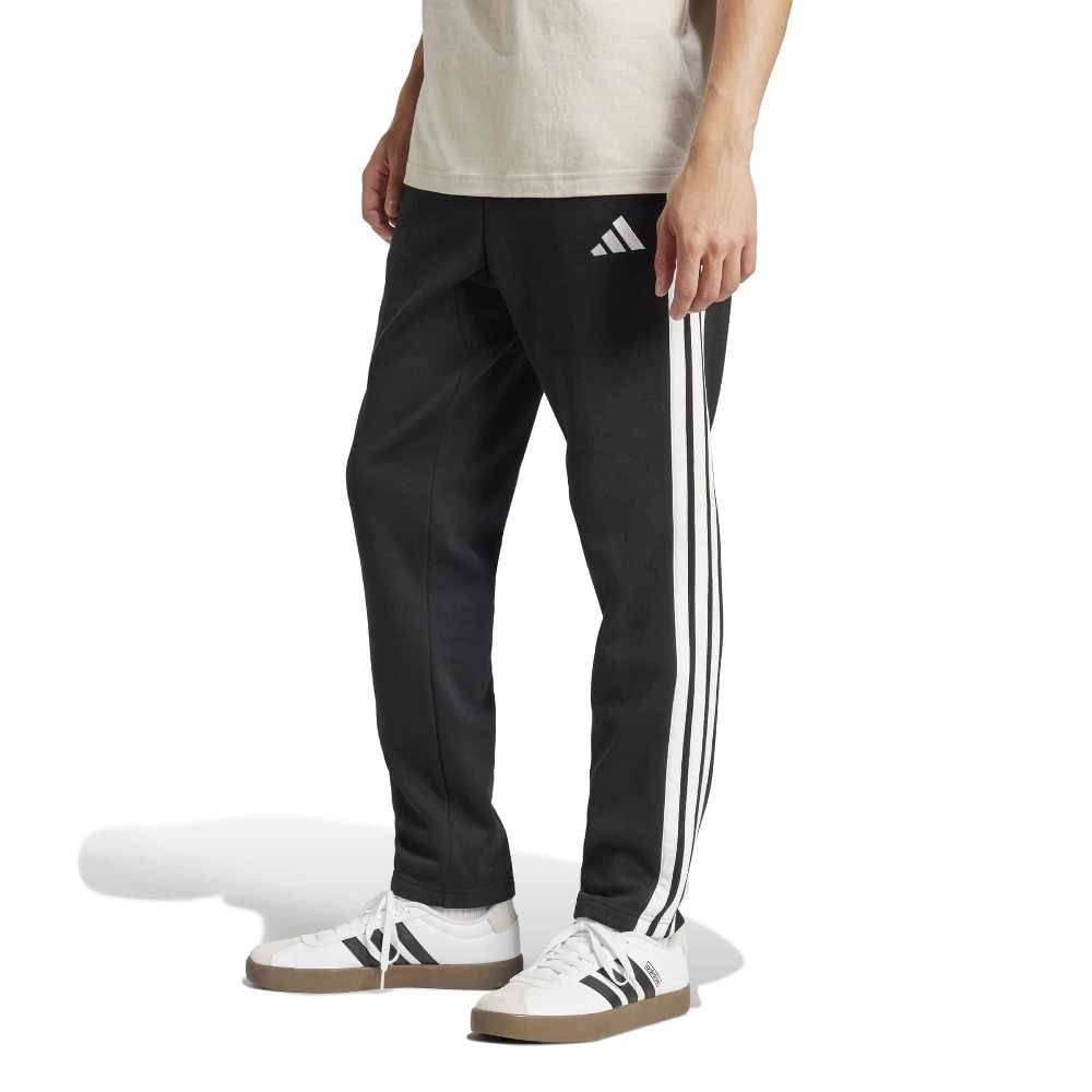 ADIDAS M ESSENTIALS THREE STRIPES FLEECE PANTS OPEN HEM