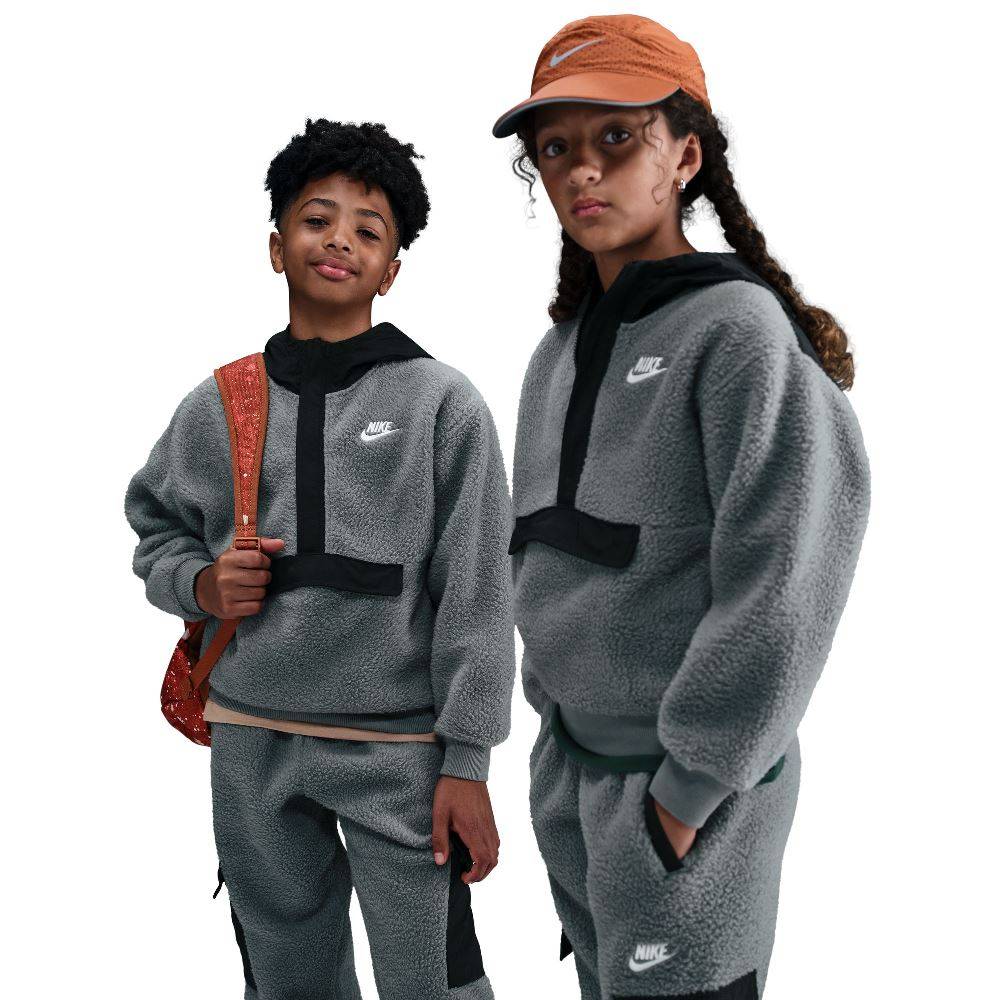 NIKE NSW KIDS CLUB FLEECE HALF-ZIP HOODIE